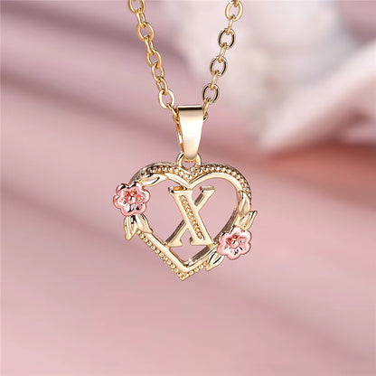 Breast Cancer Awareness - Personalized Letter Necklaces