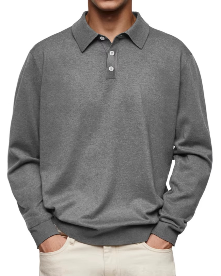 AIDEN | Long Sleeve Polo