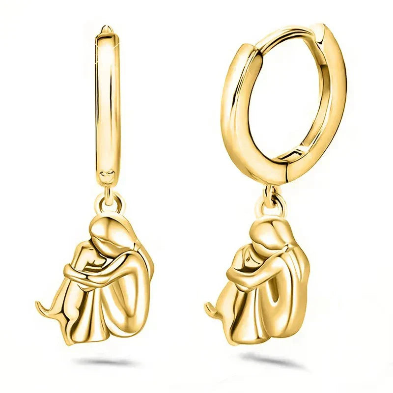Harbour & Co | Dog Embrace Earrings