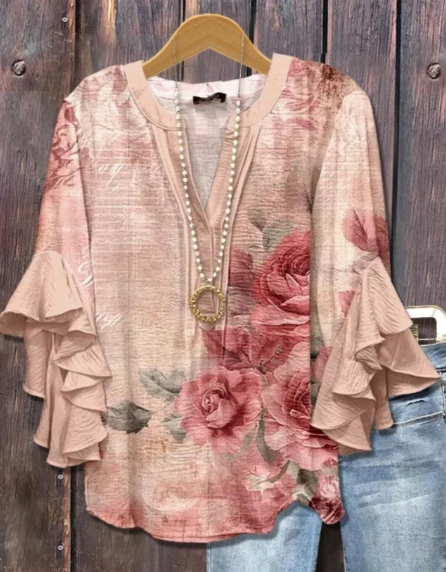 ELENORA | Whisper Ruffle Blouse