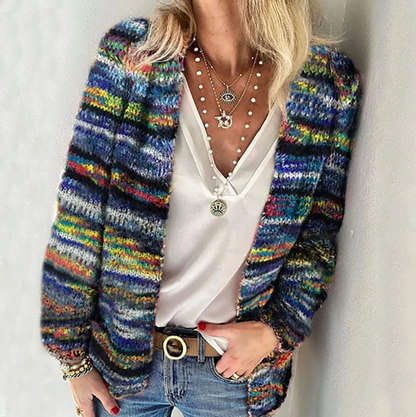 CATHERINE | Cozy Multicolor Cardigan