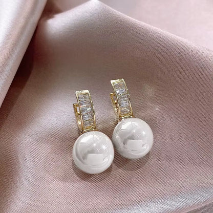 Breast Cancer Awareness Blush Pearl Earrings | 1+1 Free Today
