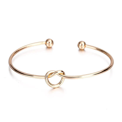 Vintage Woven Twist Stainless Steel Bracelet