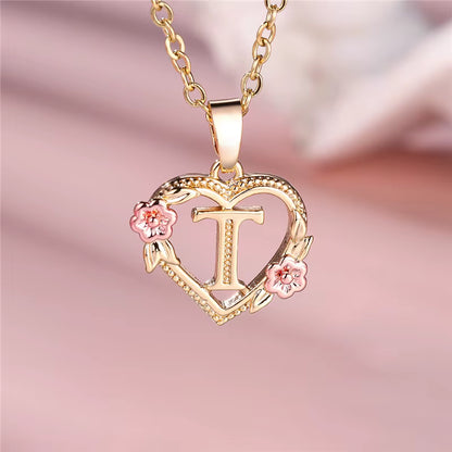 Breast Cancer Awareness - Personalized Letter Necklaces