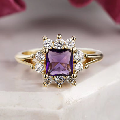 All Awareness –  Purple Royal Hoop Ring | 1+1 Free