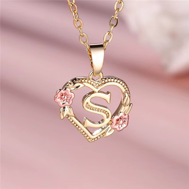 Breast Cancer Awareness - Personalized Letter Necklaces