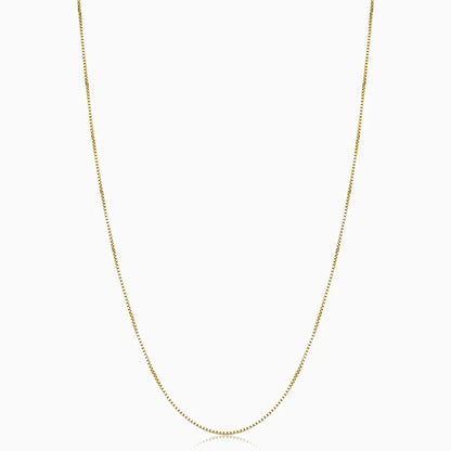 Bodega Box Necklace | Gold