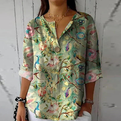 HELEINA | Floral Vintage Blouse