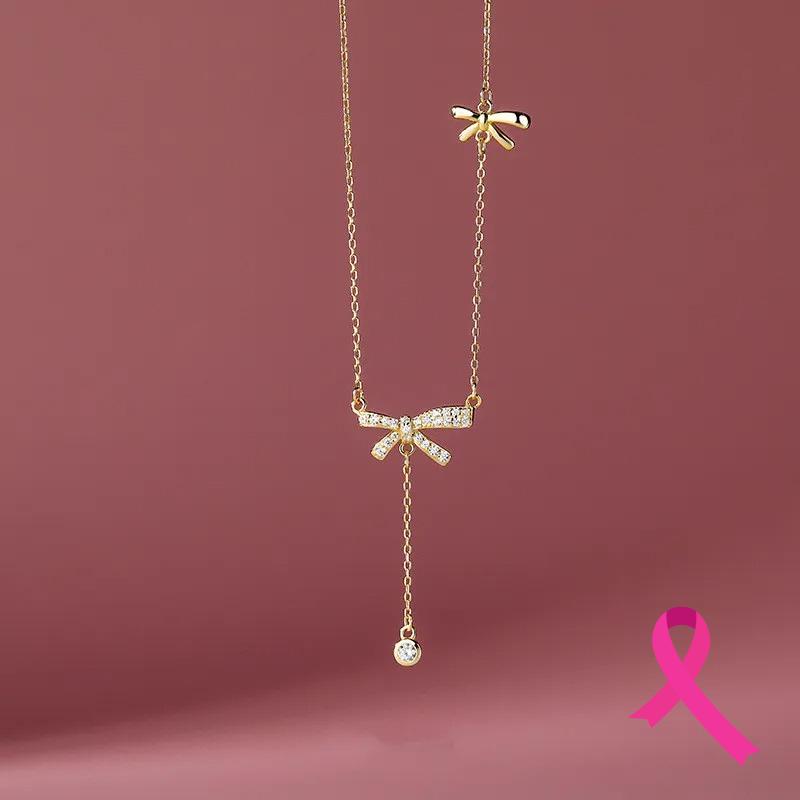 Breast Cancer Support Necklace | 1+1 Free Today