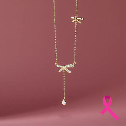 Breast Cancer Support Necklace | 1+1 Free Today