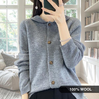 ADALINE | Wool Cardigan 100% Pure Wool