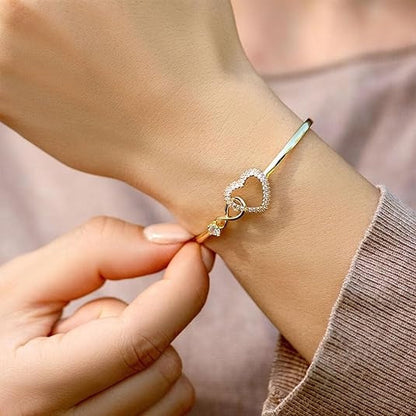 Breast Cancer Support Heart Bracelets | Get 1+1 Free!