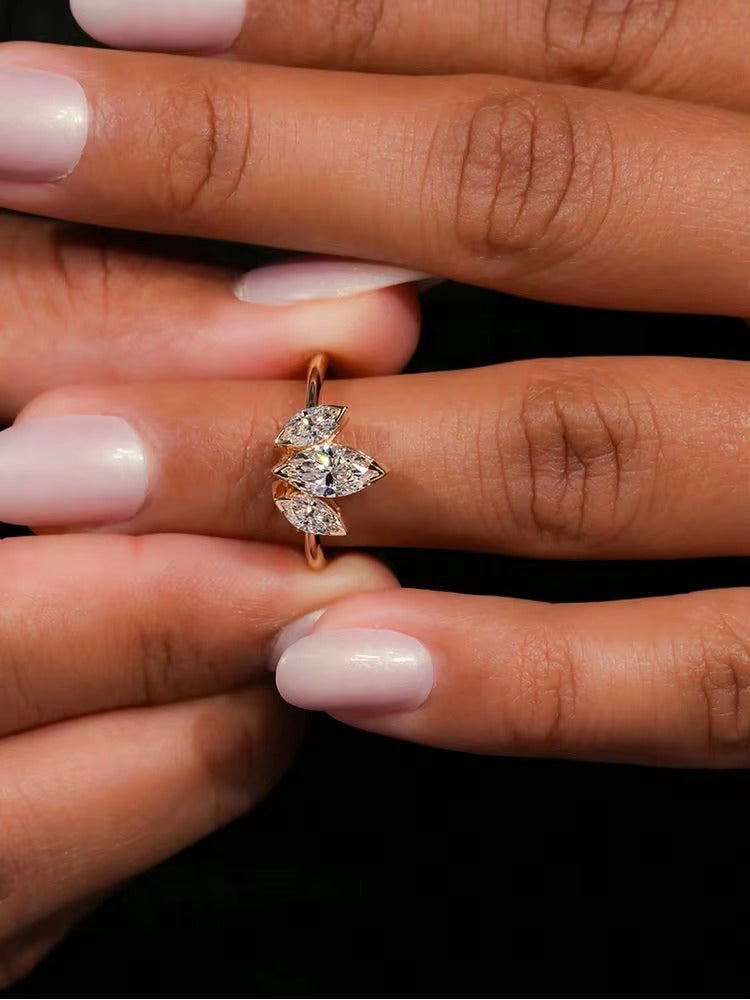 All Cancer Awareness Limited Edition Elegant Teardrop Ring | 1+1 Free