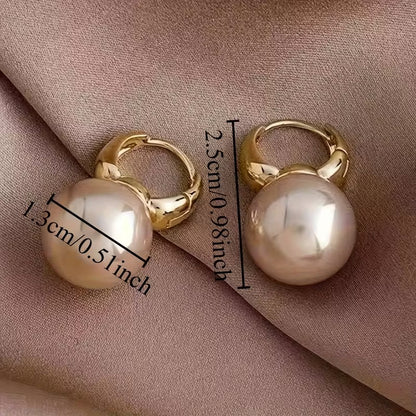 Breast Cancer Awareness | Classic Pearl Earrings  | 1+1 Free Today