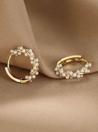 Breast Cancer Awareness | Pearl Hope Earrings  | 1+1 Free Today