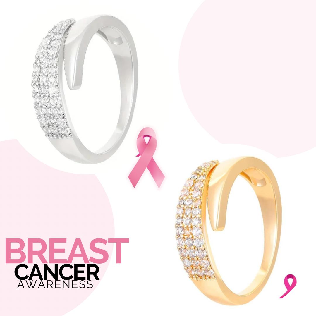 Breast Cancer Support Ring | Get 1+1 Free