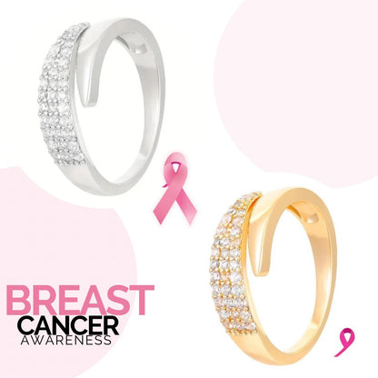 Breast Cancer Support Ring | Get 1+1 Free
