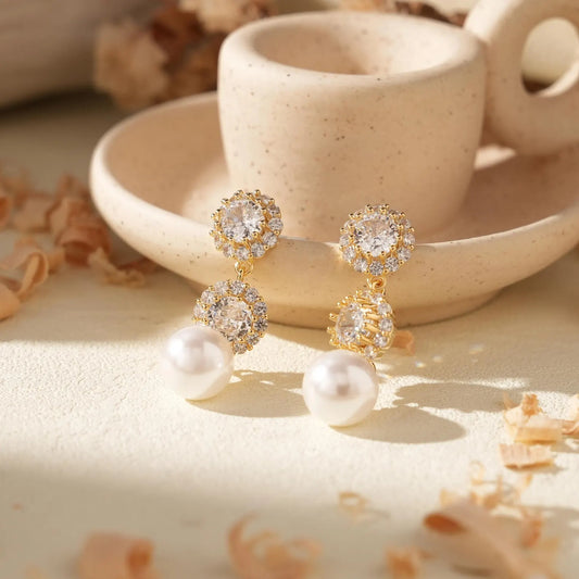 Breast Cancer Awareness | Sparkle Pearl Drops | 1+1 Free Today