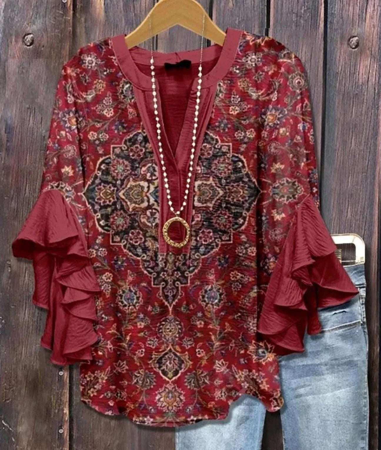 ELENORA | Whisper Ruffle Blouse