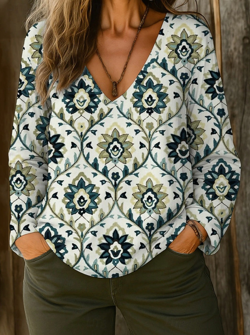 BOHO | Vibrant Patchwork Blouse