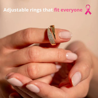 Breast Cancer Support Ring | Get 1+1 Free
