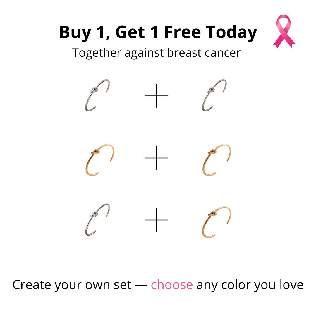 Breast Cancer Support Bracelets | Get 1+1 Free!