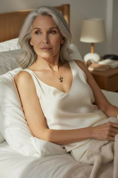 Hummingbird Glow Necklace | Breast Cancer Support & Hope |1+1 Free |