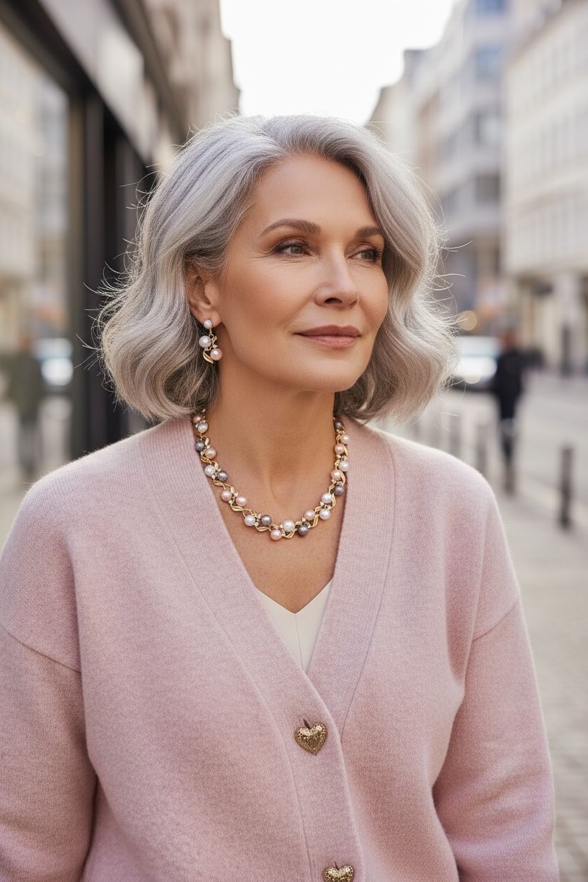 Soft Pink Pearl Set Limited Edition Breast Cancer Awareness | 1+1 FREE