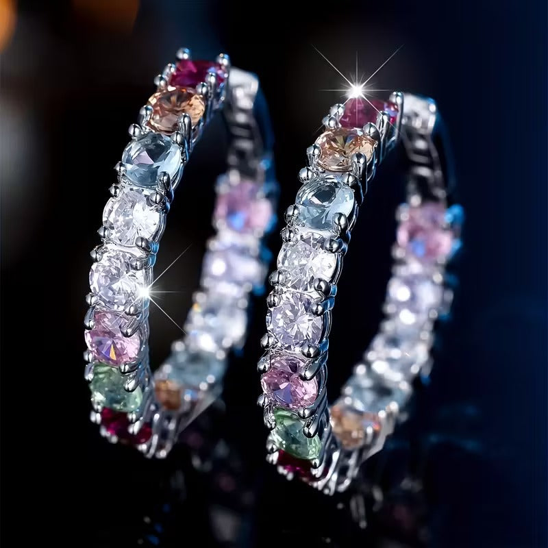 Exclusive Hope Earrings with Coloured Crystals | 1+1 Set Free Today