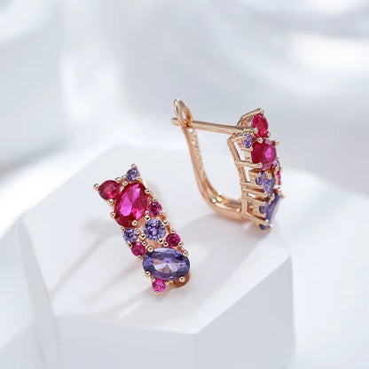 Breast Cancer Awareness Vintage Zircon Earrings | 1+1 Free Today