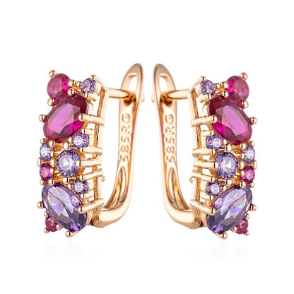 Breast Cancer Awareness Vintage Zircon Earrings | 1+1 Free Today
