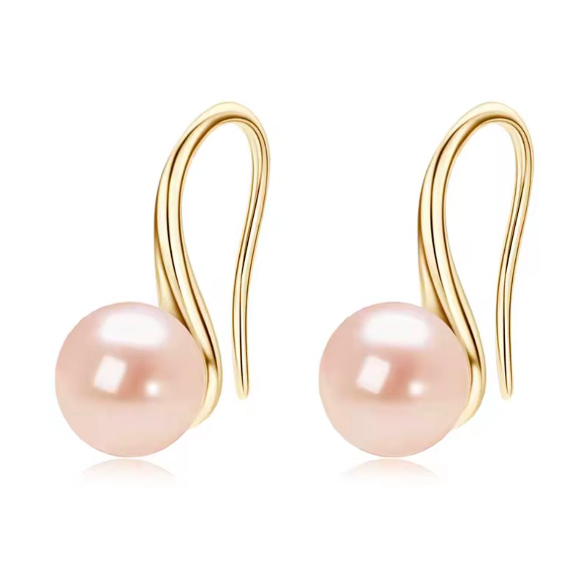 Breast Cancer Awareness | Support Pearl Earrings | 1+1 Free Today