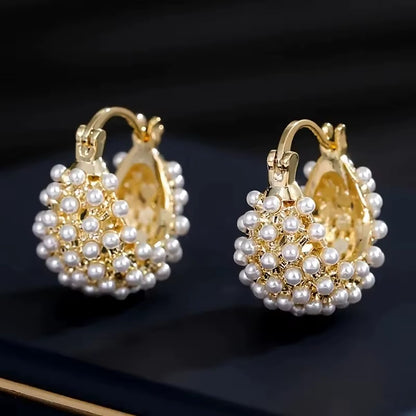 Breast Cancer Awareness | Royal Fresh Pearl Earrings | 1+1 Free Today