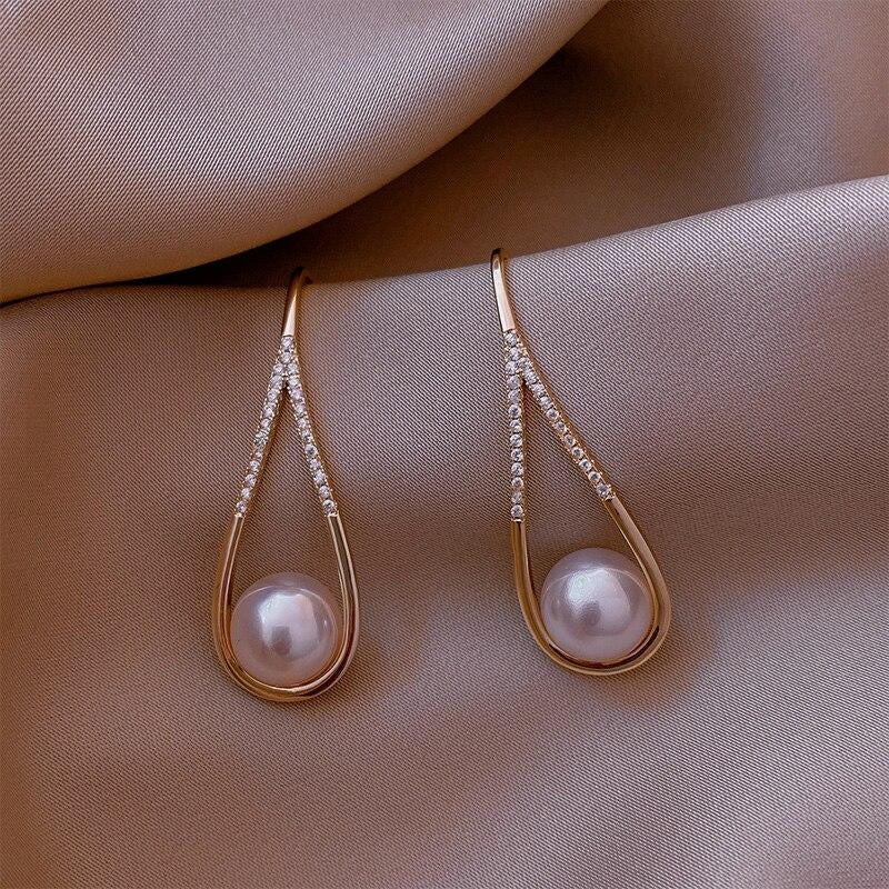 Breast Cancer Awareness | Hanging Sparkle Earrings  | 1+1 Free Today