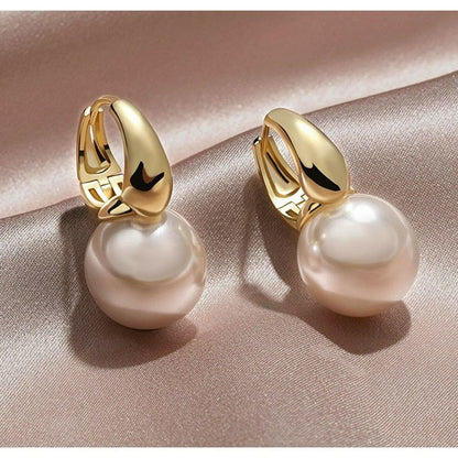 Breast Cancer Awareness | Classic Pearl Earrings  | 1+1 Free Today