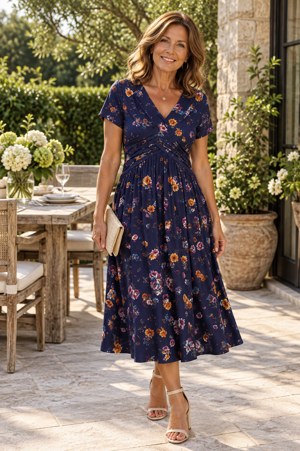 Floral Comfort Dress | Comfort Breast Cancer Collection