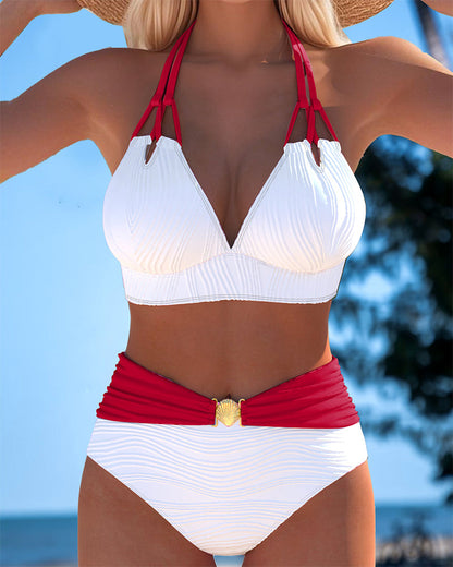 Scarlett | Double Strap High Waist Swimsuit