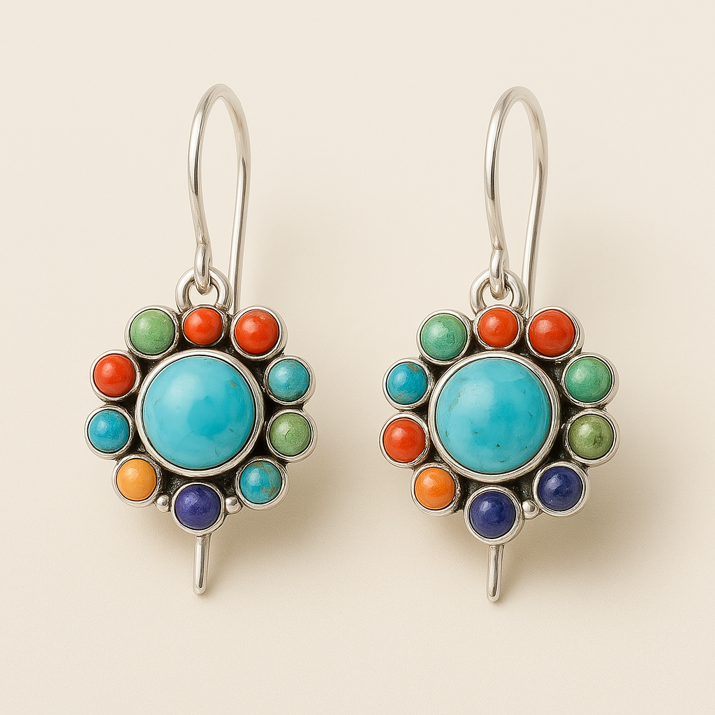 Aqua Glow Hoops