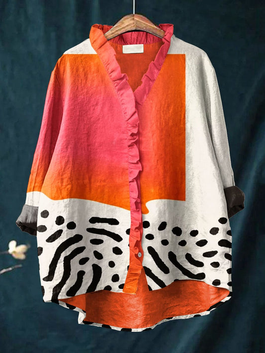 MELINDA | Ruffle Blouse
