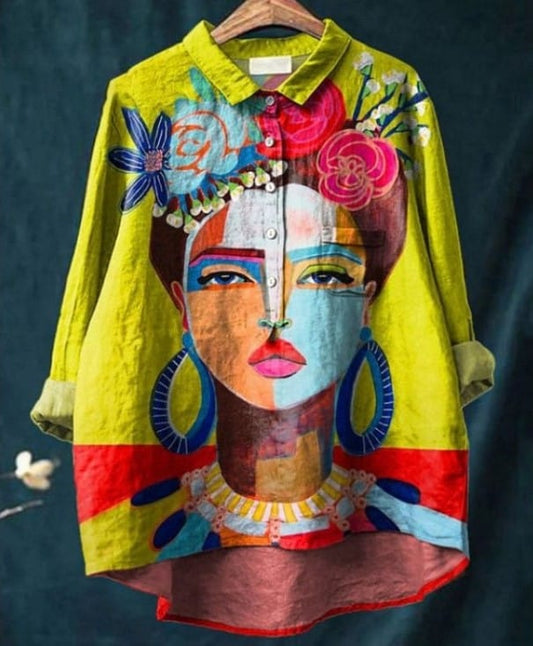 AMELIA | Artistic Portrait Shirt