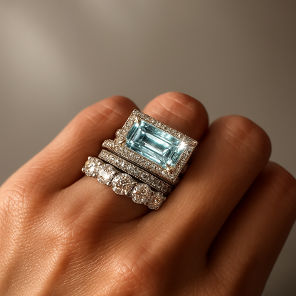 RetroGlow Ring Set