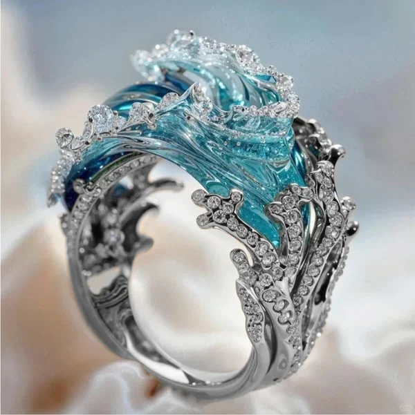 Oceans Embrace Ring