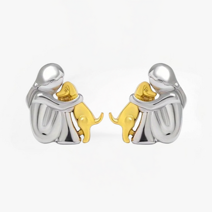 Harbour & Co | Dog Embrace Earring
