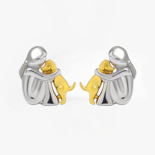 Harbour & Co | Dog Embrace Earring